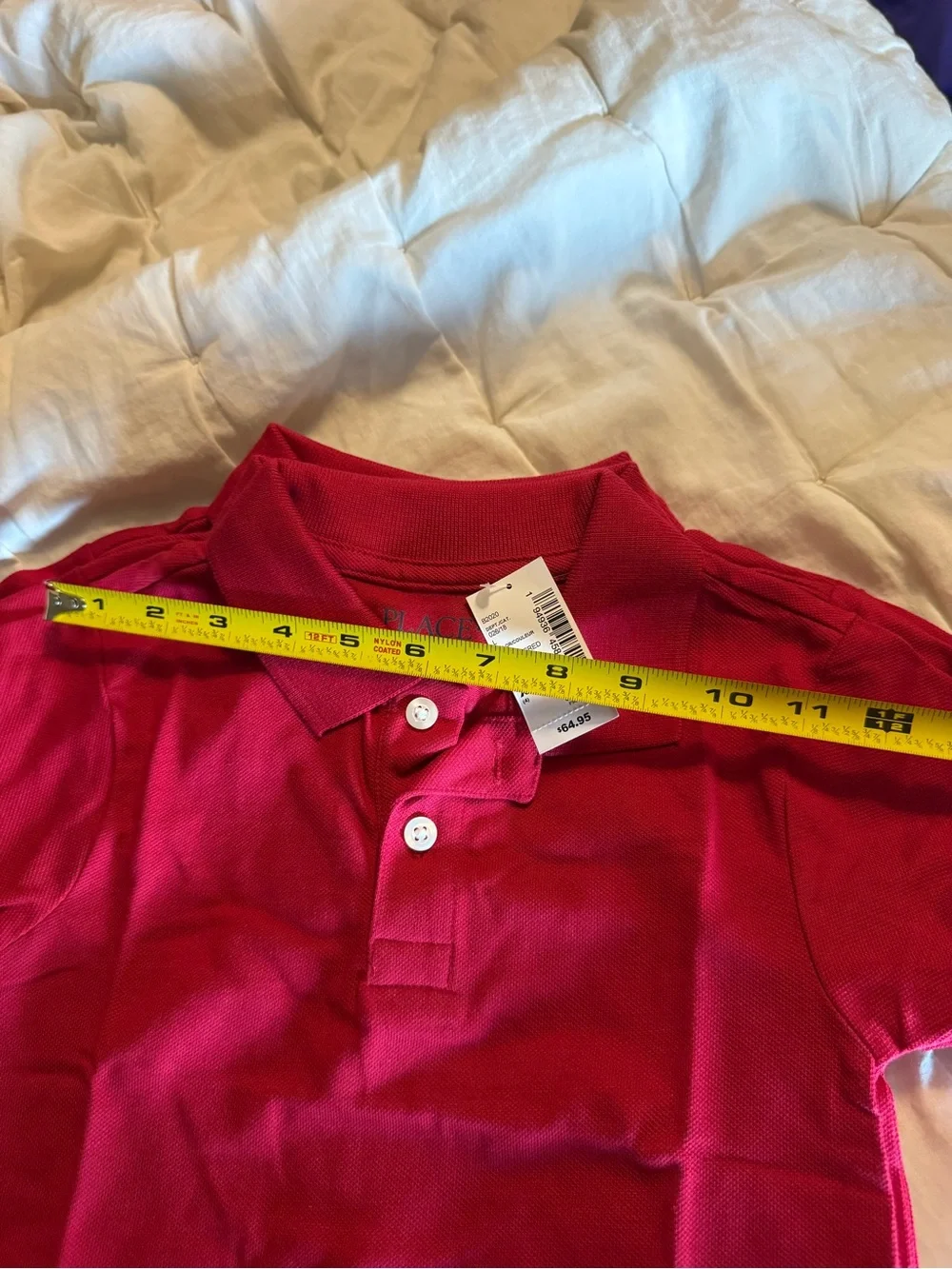 NWT The Children's Place Lot of 5 Boys XS Red Polo Shirts